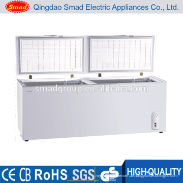 Large capacity 500l-1000L double doors top open deep chest freezer